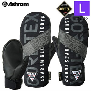 ��25-26 L�T�C�Y 26 Ashram PROFILE LOGO MITT �J���[:BLACK ���j�Z�b�N�X L�T�C�Y �A�V������ �v���t�@�C�����S �X�L�[ �X�m�[�{�[�h �����Y�@GORE-TEX �S�A�e�b�N�X �����ܖ{�w ��� �h�� �h�����{���K�i