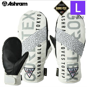 ��25-26 L�T�C�Y 26 Ashram PROFILE LOGO MITT �J���[:OFF WHITE ���j�Z�b�N�X L�T�C�Y �A�V������ �v���t�@�C�����S �X�L�[ �X�m�[�{�[�h �����Y�@GORE-TEX �S�A�e�b�N�X �����ܖ{�w ��� �h�� �h�����{���K