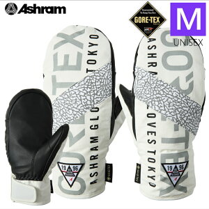 ��25-26 M�T�C�Y 26 Ashram PROFILE LOGO MITT �J���[:OFF WHITE ���j�Z�b�N�X M�T�C�Y �A�V������ �v���t�@�C�����S �X�L�[ �X�m�[�{�[�h �����Y�@GORE-TEX �S�A�e�b�N�X �����ܖ{�w ��� �h�� �h�����{���K