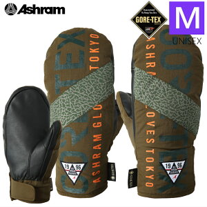 ��25-26 M�T�C�Y 26 Ashram PROFILE LOGO MITT �J���[:OLIVE ���j�Z�b�N�X M�T�C�Y �A�V������ �v���t�@�C�����S �X�L�[ �X�m�[�{�[�h �����Y�@GORE-TEX �S�A�e�b�N�X �����ܖ{�w ��� �h�� �h�����{���K�i