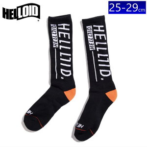 [M/L(25-29cm)]24 HELLOID SOCKS LOGO J[:BLACK Y \bNX C Xm[{[h Xm{ XL[