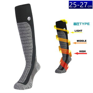 y[z[25-27cm]24 NORTH PEAK COMPRESSION LONG SOCKS MP-750 J[:BK \bNX C Xm[{[h Xm{ XL[