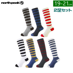 y[z[19-21cm]24 NORTH PEAK 2g@JUNIOR SOCKS MP-688 J[:AST \bNX C Xm[{[h Xm{ XL[