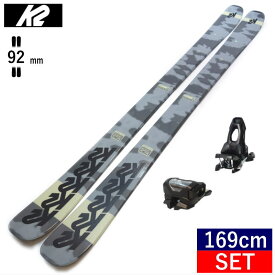 ケーツー K2 RECKONER 92+ATTACK 11 GW スキー＋ビンディングセット リコナー ツインチップスキー フリースキー フリースタイルスキー 日本正規品 23-24 [169cm/92mm幅]