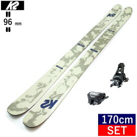 ケーツー K2 POACHER+ATTACK 14 GW スキー＋ビンディングセット ポーチャー ツインチップスキー フリースキー フリースタイルスキー 日本正規品 23-24 [170cm/96mm幅]