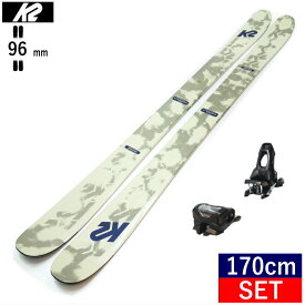 ケーツー K2 POACHER+ATTACK 11 GW スキー＋ビンディングセット ポーチャー ツインチップスキー フリースキー フリースタイルスキー 日本正規品 23-24 [170cm/96mm幅]
