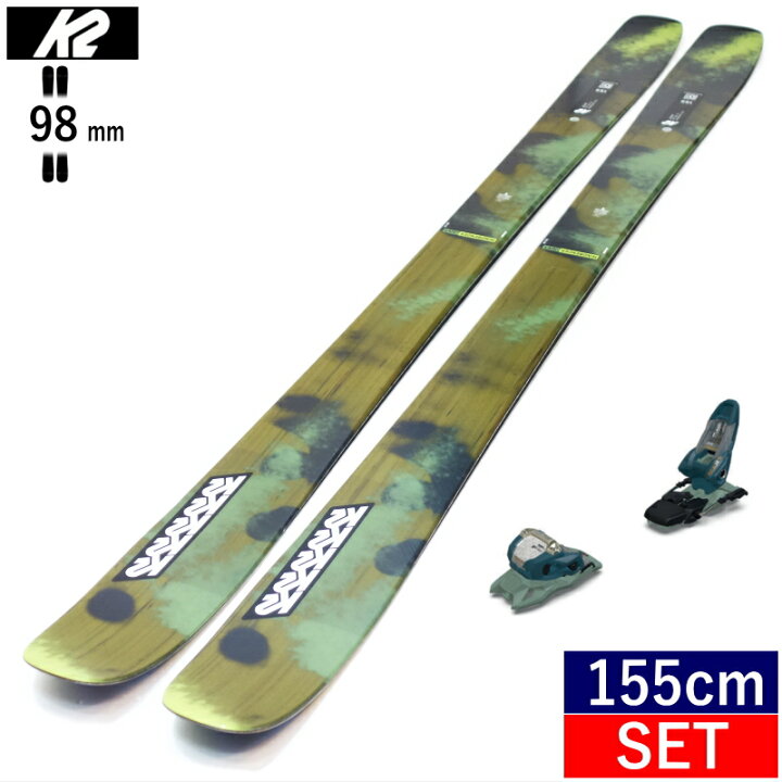 楽天市場】K2 MINDBENDER JUVY+SQUIRE 11[155cm/センター幅98mm幅 