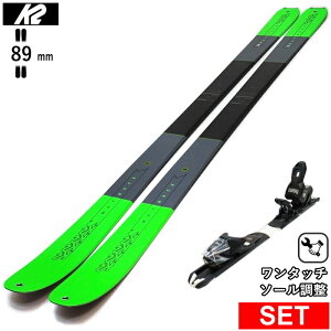 [Z^[89mm 167cm|174cm]K2 WAYBACK 89+XPRESS 10 GW ^b`rfBOt P[c[ 25f XL[Zbg t[XL[