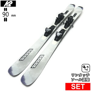 [�Z���^�[��90mm 148cm]K2 MINDBENDER 90C W QUIKCLIK �P�[�c�[ �^���������f���X�L�[�Z�b�g �t���[�X�L�[