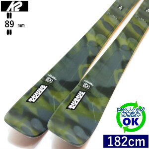 K2 MINDBENDER 89TI[182cm/89mm��] 25-26 �P�[�c�[ �}�C���h�x���_�[ �t���[�X�L�[ �I�[�����E���h �J�[�r���O�X�L�[ �P�� ���{���K�i �y������t�z