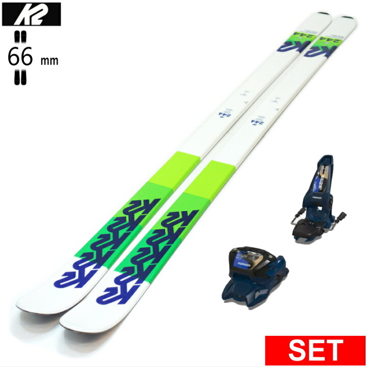 楽天市場】[センター幅66mm 173cm|163cm]K2 244+JESTER 16 ケーツー 26 