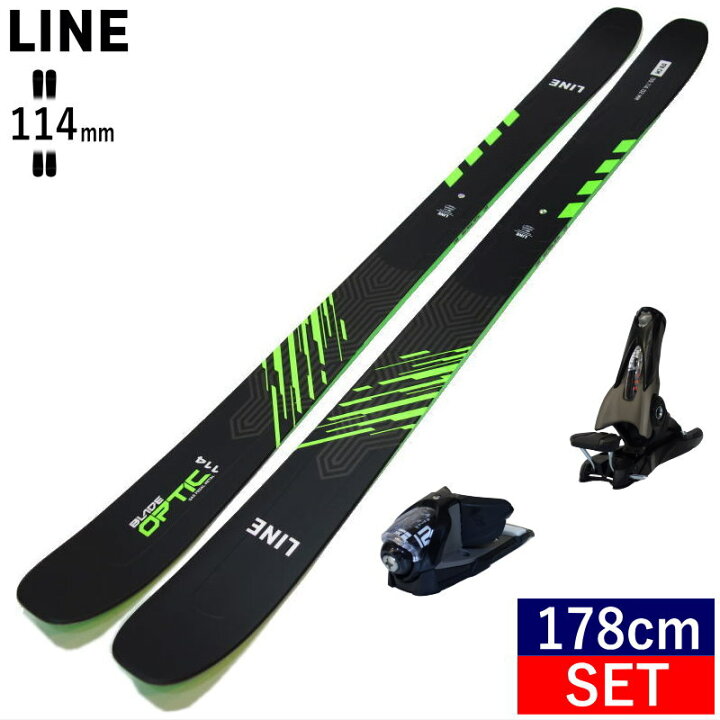 楽天市場】[178cm/114mm幅]22-23 LINE BLADE OPTIC 114+SPX 12 gw 