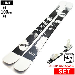 LINE BLEND+XPRESS 10 ワンタッチ調整ビンディング付 ライン 25モデル スキー板セット ツインチップスキー フリースキー フリースタイルスキー