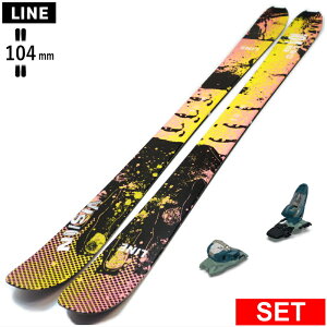 [�Z���^�[��104mm 158cm|165cm|178cm]LINE VISION 104+SQUIRE 11 ���C�� �^���������f���X�L�[�Z�b�g �Z�~�t�@�b�g�X�L�[ �t���[�X�L�[