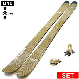 LINE OPTIC 88+ATTACK 11LYT ライン 25モデル スキー板セット フリースキー