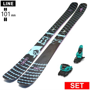 [�Z���^�[��101mm 165cm|172cm]LINE CHRONIC 101+SQUIRE 11 ���C�� 26���f���X�L�[�Z�b�g �Z�~�t�@�b�g�X�L�[ �t���[�X�L�[