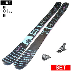 [�Z���^�[��101mm 165cm|172cm]LINE CHRONIC 101+ATTACK 14 GW ���C�� 26���f���X�L�[�Z�b�g �Z�~�t�@�b�g�X�L�[ �t���[�X�L�[