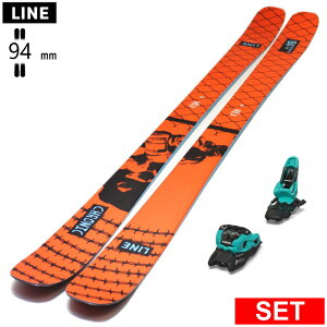 [�Z���^�[��94mm 171cm|178cm]LINE CHRONIC 94+SQUIRE 11 ���C�� 26���f���X�L�[�Z�b�g �Z�~�t�@�b�g�X�L�[ �t���[�X�L�[