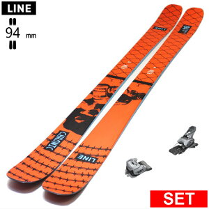 [�Z���^�[��94mm 171cm|178cm]LINE CHRONIC 94+ATTACK 14 GW ���C�� 26���f���X�L�[�Z�b�g �Z�~�t�@�b�g�X�L�[ �t���[�X�L�[