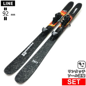 [�Z���^�[��92mm 154cm|161cm|168cm|175cm]LINE PANDORA 92 QUIKCLIK+SQUIRE 10 QC ���C�� 26���f���X�L�[�Z�b�g �t���[�X�L�[