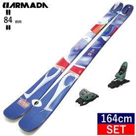 アルマダ ARMADA ARV 84+SQUIRE 11 スキー＋ビンディングセット エーアールブイ ツインチップスキー フリースキー フリースタイルスキー 日本正規品 23-24 [164cm/84mm幅]