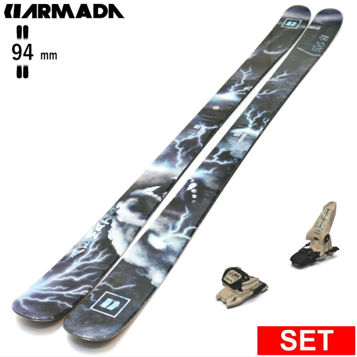 楽天市場】[センター幅94mm 172cm]ARMADA BDOG 94+GRIFFON 13 アルマダ 