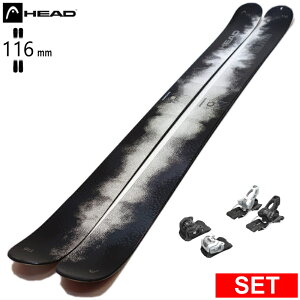 [�Z���^�[��116mm 181cm|189cm]HEAD OBLIVION 116+ATTACK 11LYT �w�b�h 26���f���X�L�[�Z�b�g �I�[���}�E���e�� �p�E�_�[