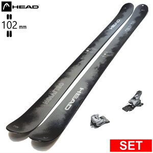 [�Z���^�[��101mm 173cm|181cm]HEAD OBLIVION 102+ATTACK 14 GW �w�b�h 26���f���X�L�[�Z�b�g �c�C���`�b�v�X�L�[ �t���[�X�L�[ �t���[�X�^�C���X�L�[