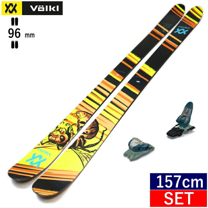 楽天市場】VOLKL REVOLT 96+SQUIRE 11[157cm/センター幅96mm幅 