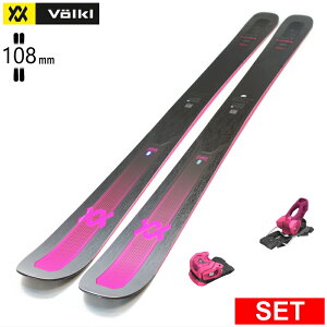 [�Z���^�[��108mm 170cm|177cm]VOLKL MANTRA 108+ATTACK 11LYT �t�H���N�� �^���������f���X�L�[�Z�b�g �Z�~�t�@�b�g�X�L�[ �t���[�X�L�[