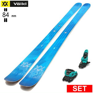 [�Z���^�[��84mm 161cm|168cm]VOLKL SECRET 84+SQUIRE 11 �t�H���N�� �^���������f���X�L�[�Z�b�g �t���[�X�L�[