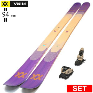 [�Z���^�[��94mm 179cm]VOLKL BLAZE 94 PURPLE ROSE+SQUIRE 11 �t�H���N�� �^���������f���X�L�[�Z�b�g �Z�~�t�@�b�g�X�L�[ �t���[�X�L�[