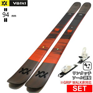 [�Z���^�[��94mm 158cm]VOLKL BLAZE 94 BLACK+XPRESS 10 �����^�b�`�����r���f�B���O�t �t�H���N�� 26���f���X�L�[�Z�b�g �t���[�X�L�[