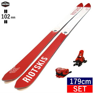RIOT SKIS CYPHER+ATTACK 14 GW[180cm/Z^[102mm] CIbg TCt@[ ^fXL[rfBOZbg cC`bvXL[ t[XL[ t[X^CXL[