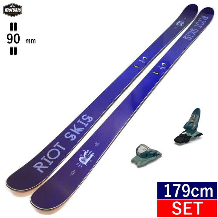 楽天市場】RIOT SKIS SLAM+SQUIRE 11[179cm/センター幅90mm幅 