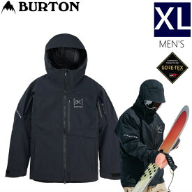 ● BURTON [ak] GORE-TEX HELITACK 2L STRETCH JKT カラー:TRUE BLACK XLサイズ バートン エーケー ゴアテックス ヘリタック ジャケット JACKET メンズ スノーボード スキー 23-24 日本正規品