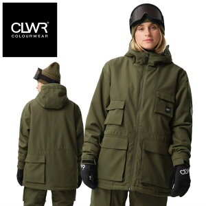 �� 25-26 CLWR UNISEX MORE POCKETS PARKA JACKET �J���[:DK OLIVE �J���[�E�F�A �X�m�{�E�F�A �����Y ���f�B�[�X ���j�Z�b�N�X �X�m�[�{�[�h �W���P�b�g JKT �^���� �����f�� ���{���K�i