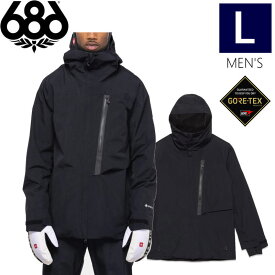 ● 686 GORE-TEX GT JKT カラー:BLACK Lサイズ シックスエイトシックス ロクハチロク ゴアテックス ジーティー ジャケット JACKET メンズ スノーボード スキー 23-24 日本正規品