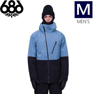 ▲ラスト1点 ● 686 HYDRA THERMAGRAPH JKT STEEL BLUE COLORBLOCK Mサイズ シックスエイトシックス ハイドラ サーマグラフ ジャケット JACKET メンズ スノーボード スキー 23-24 日本正規品