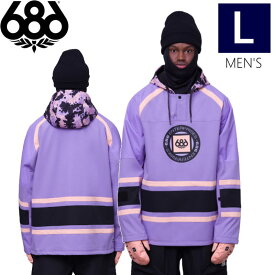 ● 686 WATERPROOF SLAPSHOT HOODY カラー:VIOLET COLORBLOCK Lサイズ シックスエイトシックス ロクハチロク ウォータープルーフ スラップショット 撥水フーディー ジャケット JACKET メンズ スノーボード スキー 23-24 日本正規品