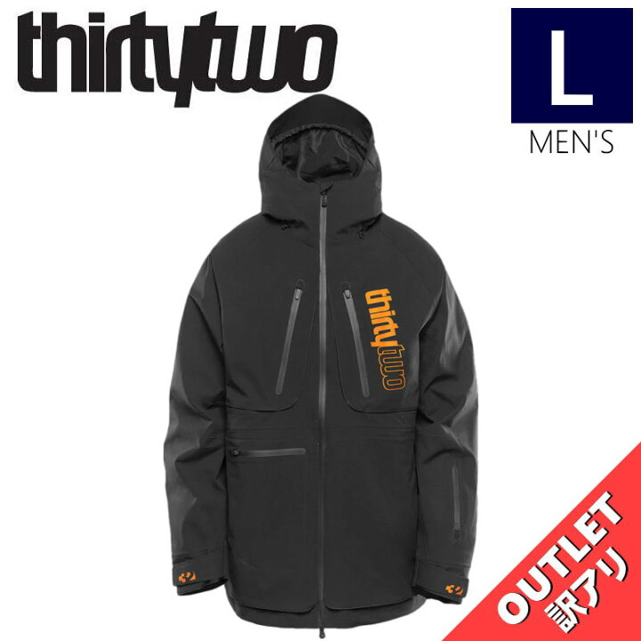 楽天市場】【アウトレット】23-24 THIRTYTWO TM JKT ｶﾗｰ:BLACK Lｻｲｽﾞ  