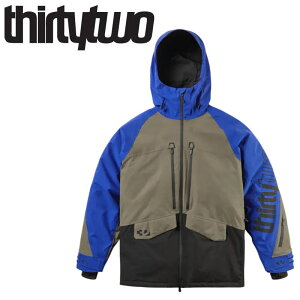 25-26 THIRTYTWO LASHED INSULATED JACKET �J���[:BLUE �T�[�e�B�c�[ �W���P�b�g JKT �����Y �X�m�[�{�[�h �X�L�[ �X�m�{�E�F�A �� �^���� �����f�� ���{���K�i