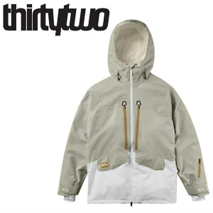 25-26 THIRTYTWO LASHED JACKET �J���[:CEMENT �T�[�e�B�c�[ �W���P�b�g JKT �����Y �X�m�[�{�[�h �X�L�[ �X�m�{�E�F�A �� �^���� �����f�� ���{���K�i