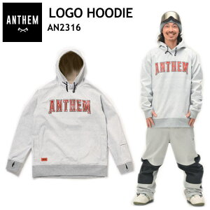  23-24 ANTHEM LOGO HOODIE ASH GRAY AN2316 AZ Xm{EFA X|[cMIX CgEFA jZbNX WPbg t[fB[ p[J[ {Ki