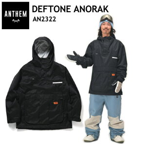  23-24 ANTHEM DEFTONE ANORAK JACKET BLACK AN2322 AZ Xm{EFA X|[cMIX CgEFA jZbNX AmbNWPbg ^ {Ki