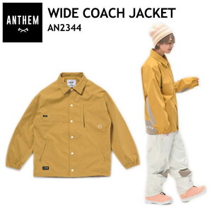  ANTHEM WIDE COACH JACKET SMOKE MUSTARD AN2344 AZ Xm{EFA X|[cMIX CgEFA jZbNX AmbNWPbg 23-24 ^ {Ki