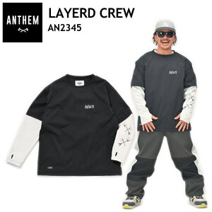  ANTHEM LAYERD CREW LAMP BLACK AN2345 AZ Xm{EFA X|[cMIX CgEFA jZbNX N[lbNg[i[ ^ {Ki