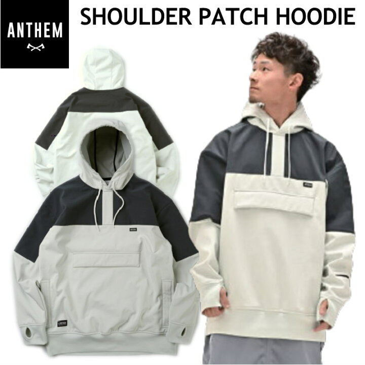 楽天市場】◎ 24-25 ANTHEM SHOULDER PATCH HOODIE ｶﾗｰ:OFF WHITE 