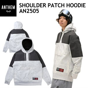  25-26 ANTHEM SHOULDER PATCH HOODIE J[:SNOWY DYE AN2505 AZ Xm{EFA jZbNX WPbg Xm[{[h I[o[TCY JKT {Ki