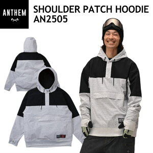  25-26 ANTHEM SHOULDER PATCH HOODIE J[:HEATHER GRAY AN2505 AZ Xm{EFA jZbNX WPbg Xm[{[h I[o[TCY JKT {Ki
